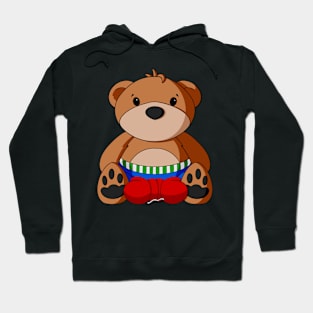 Boxer Teddy Bear Hoodie